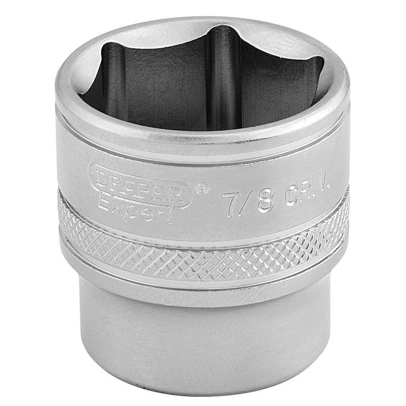 Draper 6 Point Imperial Socket, 3/8" Sq. Dr., 7/8" DRA-16576