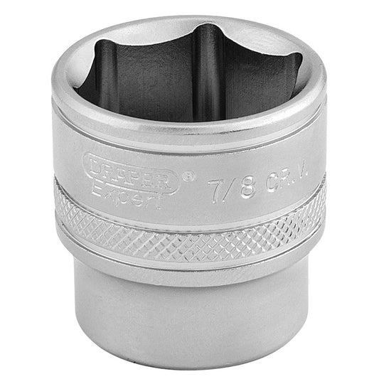 Draper 6 Point Imperial Socket, 3/8" Sq. Dr., 7/8" DRA-16576
