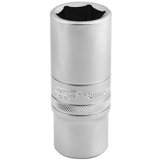 Draper 6 Point Metric Deep Socket, 3/8" Sq. Dr., 19mm DRA-16586