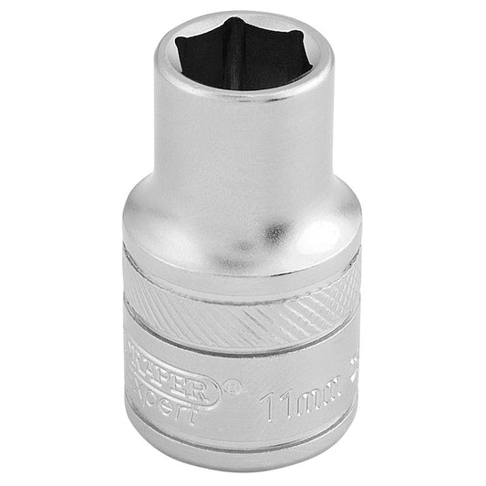 Draper 6 Point Metric Socket, 1/2" Sq. Dr., 11mm DRA-16600