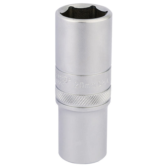 Draper 6 Point Metric Deep Socket, 1/2" Sq. Dr., 20mm DRA-16652