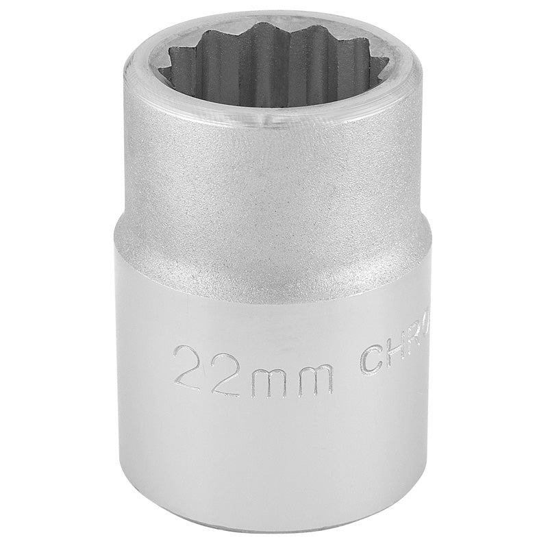Draper 12 Point Socket, 3/4" Sq. Dr., 22mm DRA-16691