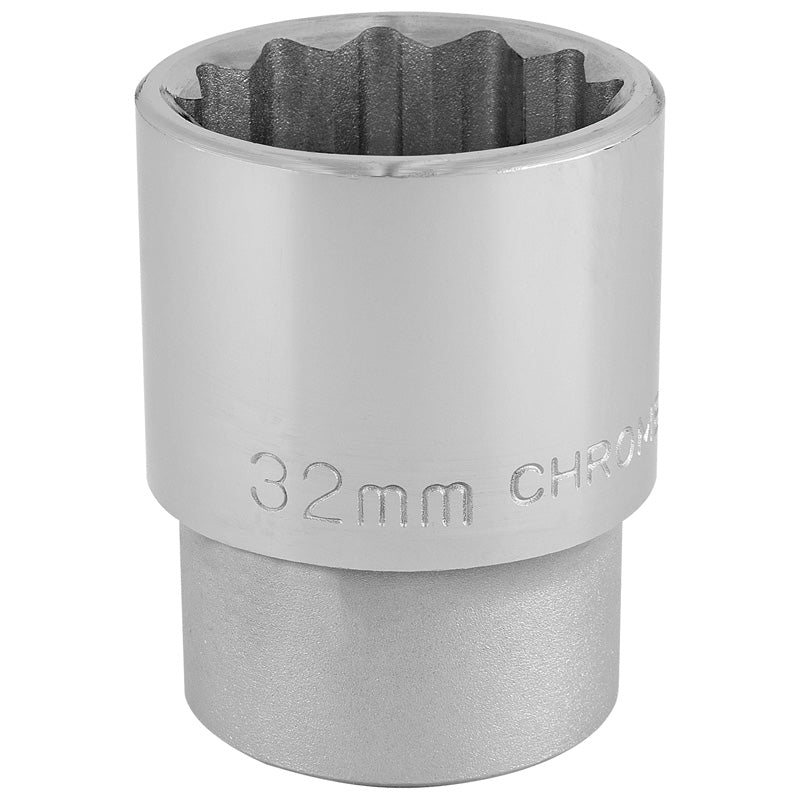 Draper 12 Point Socket, 3/4" Sq. Dr., 32mm DRA-16699