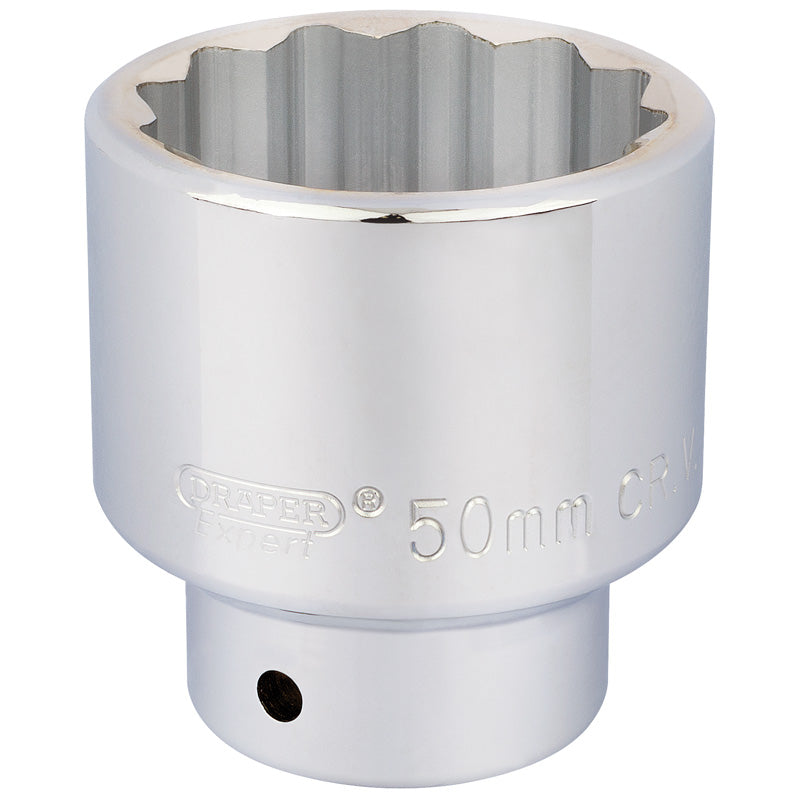 Draper 12 Point Socket, 3/4" Sq. Dr., 50mm DRA-16707