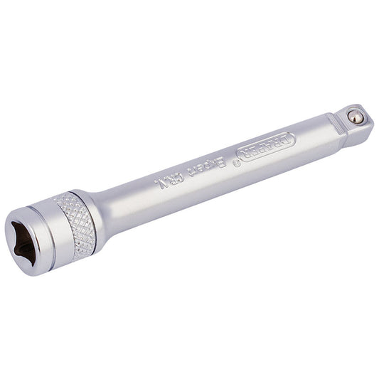 Draper Expert Wobble Extension Bar, 1/4" Sq. Dr., 75mm, Micro Satin Chrome DRA-16721
