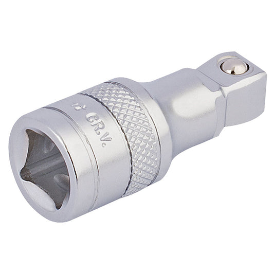 Draper Satin Chrome Wobble Extension Bar, 3/8" Sq. Dr., 45mm DRA-16742