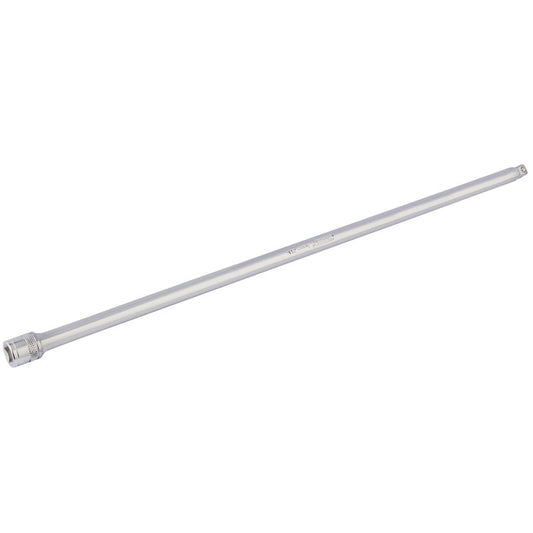 Draper Satin Chrome Wobble Extension Bar, 3/8" Sq. Dr., 450mm DRA-16748