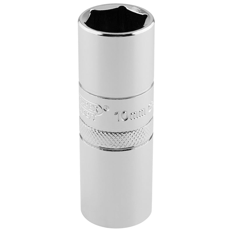 Draper 10mm Thread 6 Point Spark Plug Socket, 1/2" Sq. Dr., 16mm DRA-16778