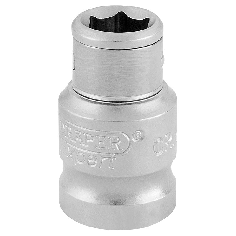 Draper Screwdriver Bit Holding Socket, 3/8" Sq. Dr. x 1/4" Hexagon DRA-16809
