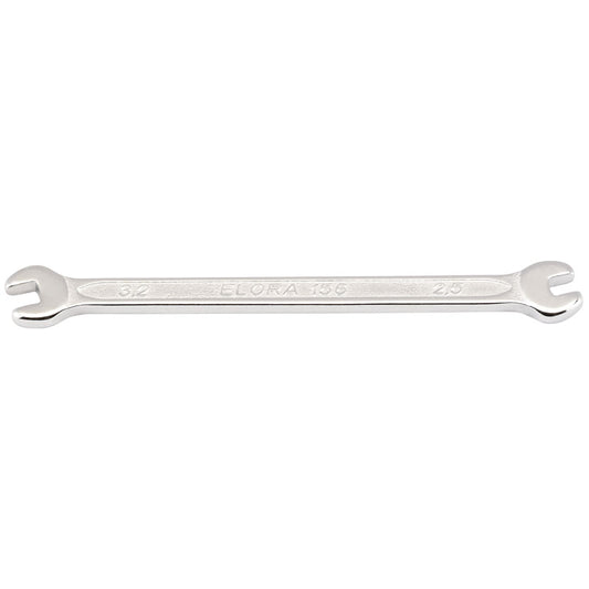 Elora Midget Double Open Ended Spanner, 2.5 x 3.2mm DRA-17022
