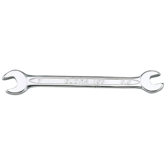 Elora Midget Double Open Ended Spanner, 5.5 x 7mm DRA-17026