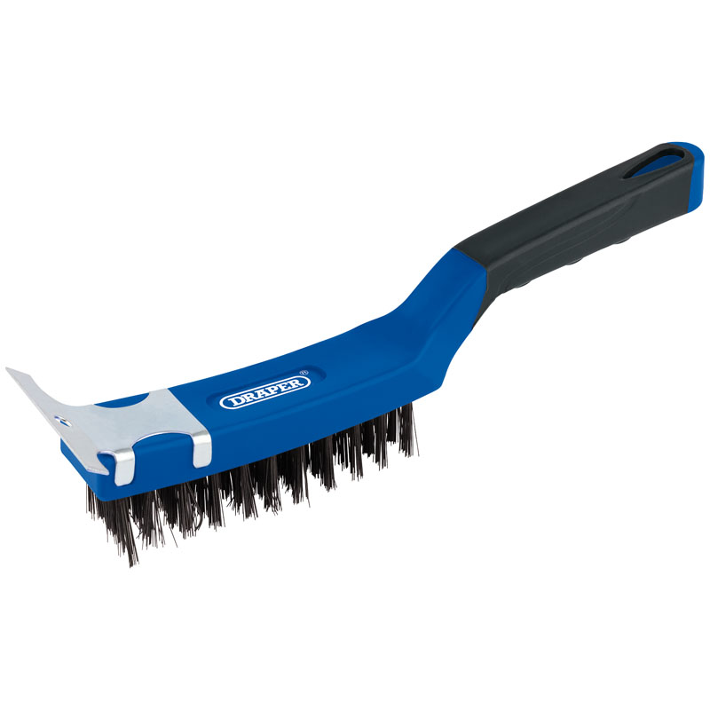 Draper Wire Scratch Brush with Scraper, 285mm DRA-17182
