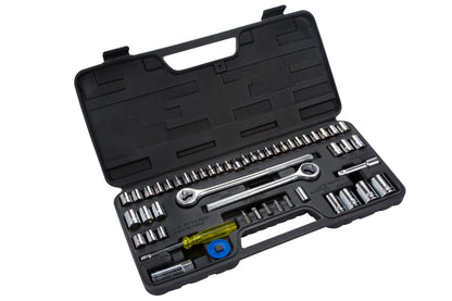 BlueSpot 52 PCE 1/4" 3/8" & 1/2" Socket Set (4-13mm) (1/4"-13/16") 01746