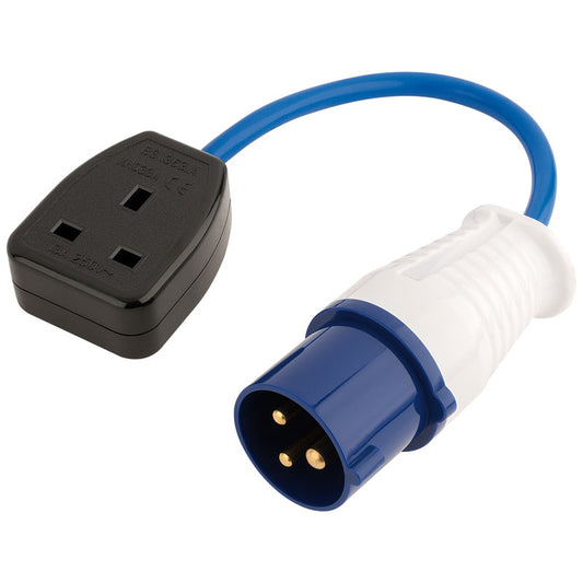Draper 230V Adaptor Lead with 16A Plug to 13A Socket DRA-17573