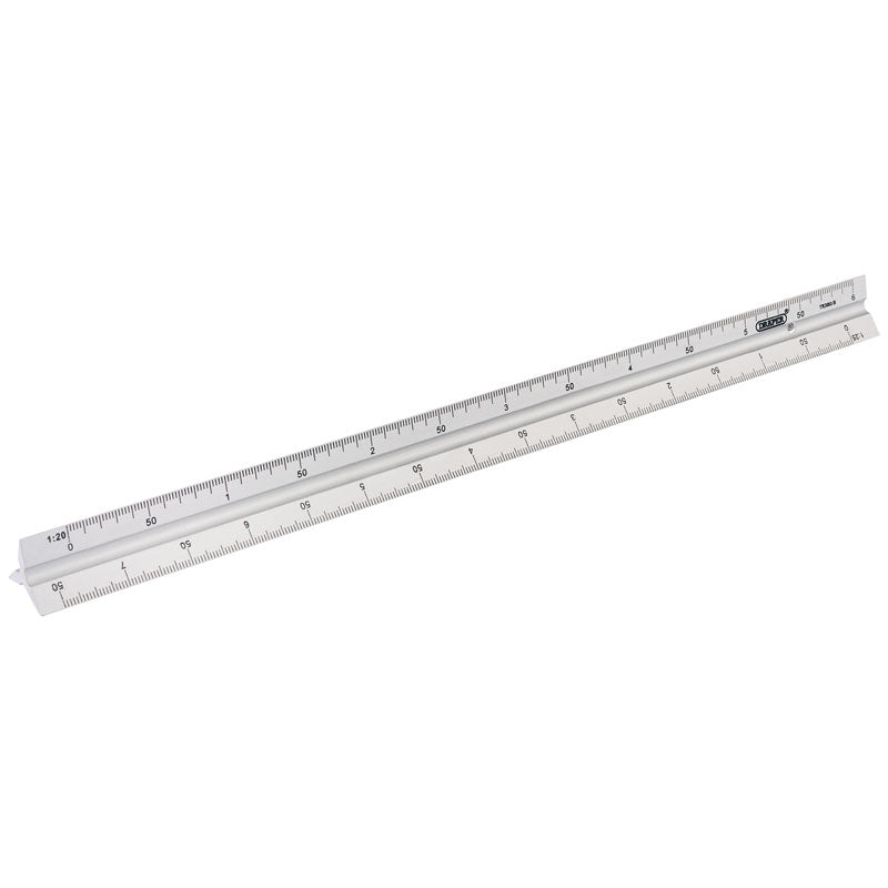 Draper Aluminium Triangle Scale Rule, 300mm DRA-17686