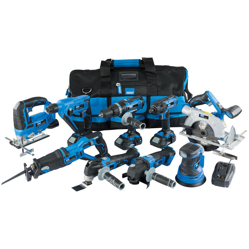 Draper Storm Force® ; 20V Cordless Kit (9 Piece) DRA-17763