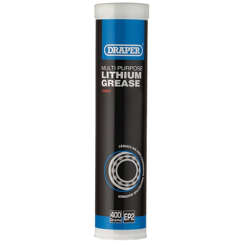 Draper Multi-Purpose Lithium Grease, 400ml Cartridge DRA-18005