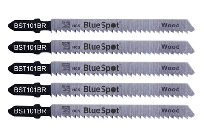 BlueSpot 5 PCE HCS Reverse Pitch Blades For Wood (10 TPI)  19005