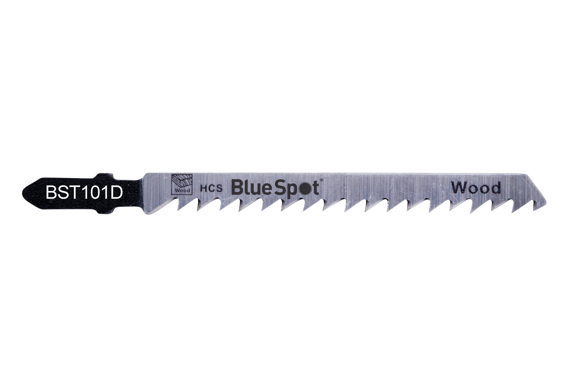 BlueSpot 5 PCE HCS Fast Cut Jigsaw Blades For Wood (6 TPI) 19007