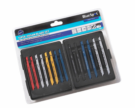 BlueSpot 14 PCE Jigsaw Blade Set 19008