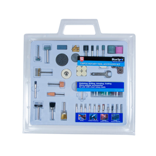 BlueSpot 138 PCE Rotary Tool Accessory Set 19010