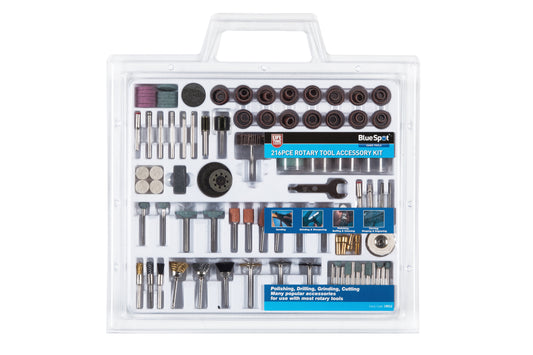 BlueSpot 216 PCE Rotary Tool Accessory Set 19012