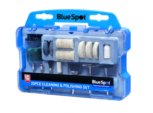 BlueSpot 20 PCE Rotary Tool Cleaning and Polishing Set 19013