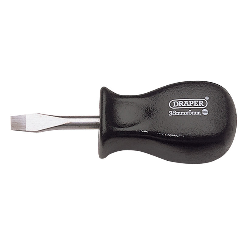 Draper Plain Slot Mechanic's Screwdriver, 6 x 38mm DRA-19539