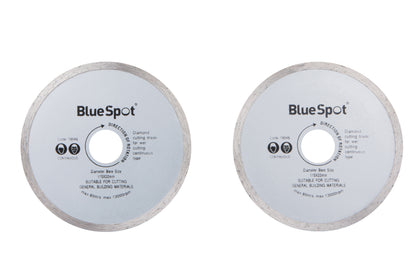 BlueSpot 2 PCE Continuous Rim 115mm (4.5") Diamond Discs 19548