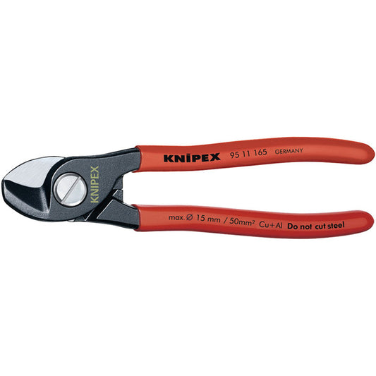 Knipex 95 11 165 SBE Copper or Aluminium Only Cable Shear, 165mm DRA-19590