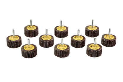 BlueSpot 10 PCE 80 Grit 50MM Flap Wheels In Box 19612
