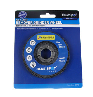 BlueSpot 100mm (4") Rust Remover Grinding Wheel 19646