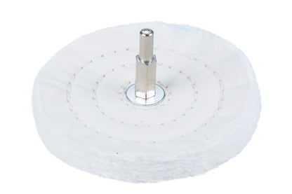 BlueSpot 100mm (4") Polishing Mop Wheel With Shank 19674