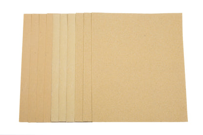 BlueSpot 10 PCE Assorted Sandpaper Sheets 19852