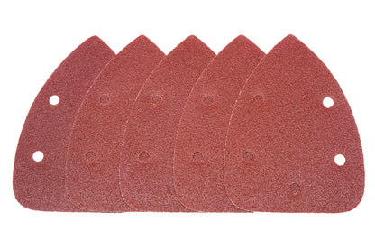 BlueSpot 140mm 5 Pack 60 Grit Detail Sanding Sheets 19863