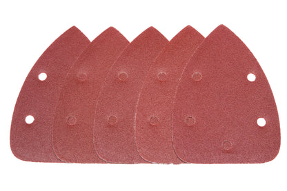 BlueSpot 140mm 5 Pack 120 Grit Detail Sanding Sheets 19865