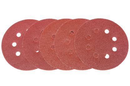 BlueSpot 125mm 5 Pack 60 Grit Sanding Disc 19866