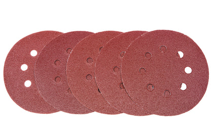 BlueSpot 125mm 5 Pack 80 Grit Sanding Disc 19867