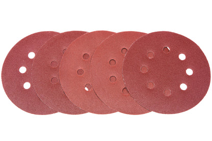 BlueSpot 125mm 5 Pack 120 Grit Sanding Disc 19868
