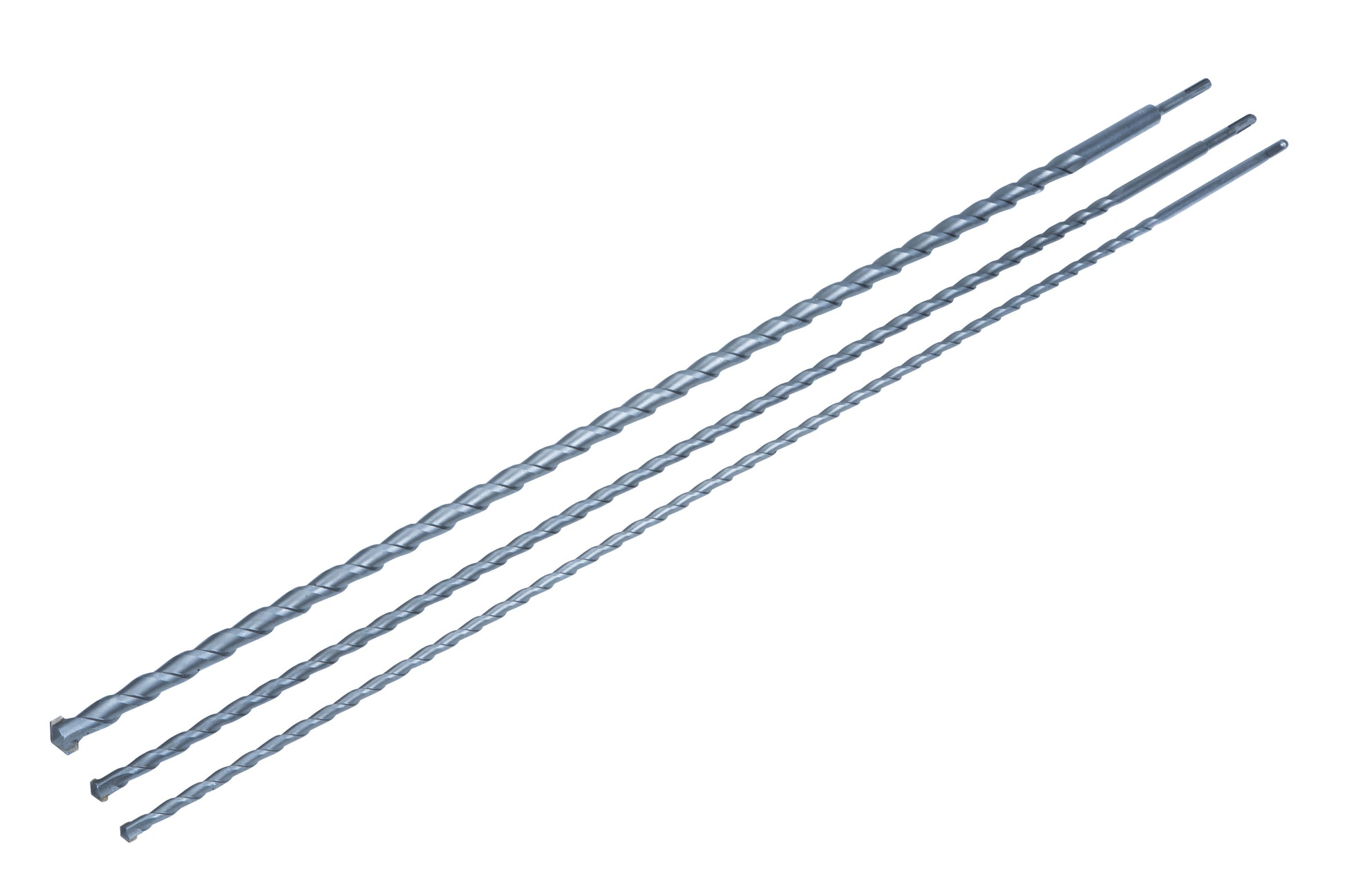BlueSpot 3 PCE 1000mm SDS Plus Drill Bit Set (12, 16, 24mm) 20004