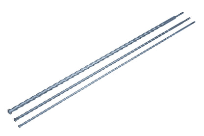 BlueSpot 3 PCE 1000mm SDS Plus Drill Bit Set (12, 16, 24mm) 20004
