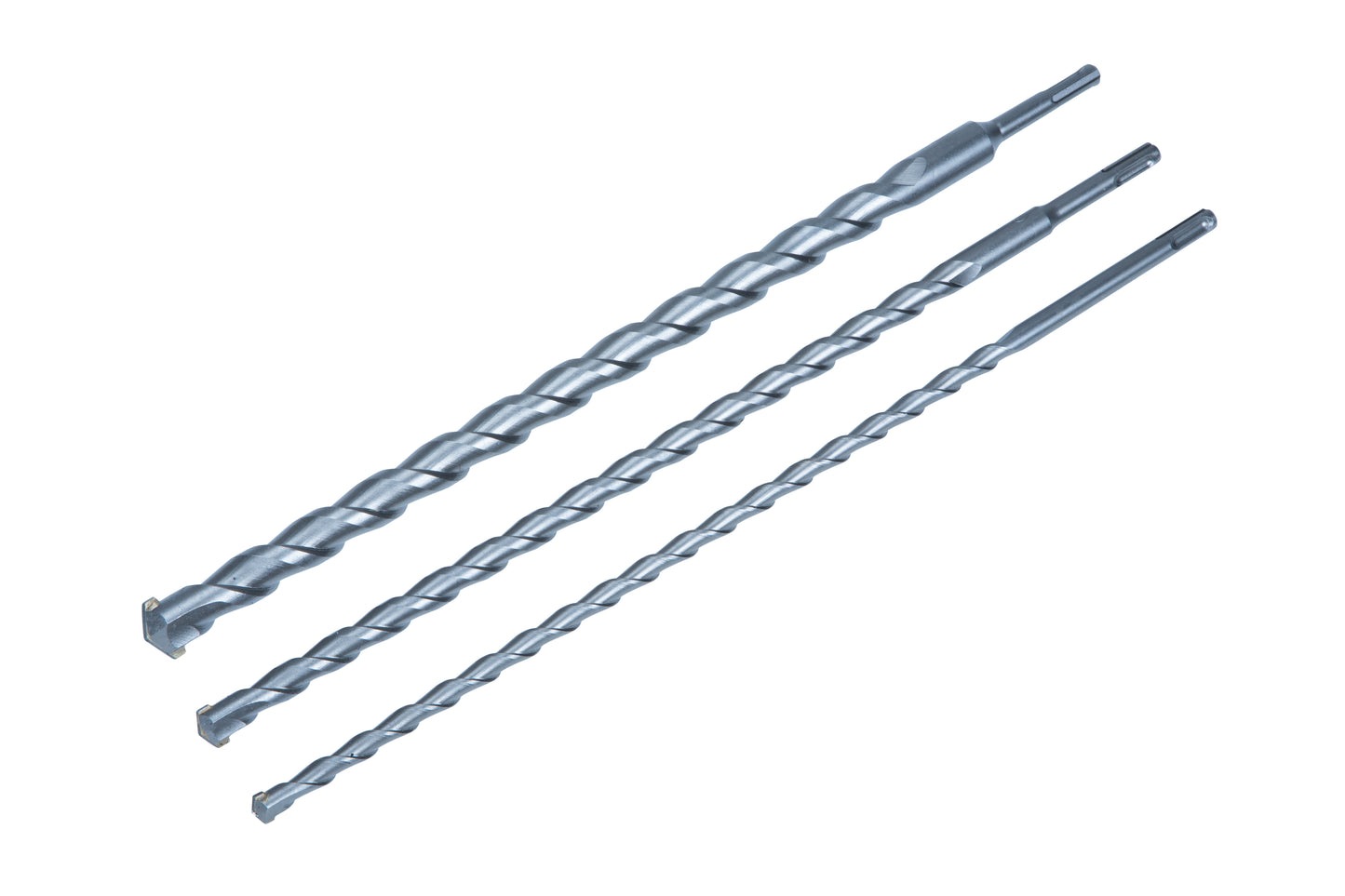 BlueSpot 3 PCE 450mm SDS Plus Drill Bit Set (12, 16, 24mm) 20006