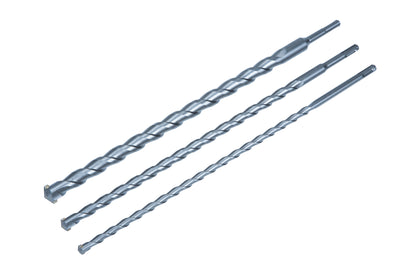 BlueSpot 3 PCE 450mm SDS Plus Drill Bit Set (12, 16, 24mm) 20006
