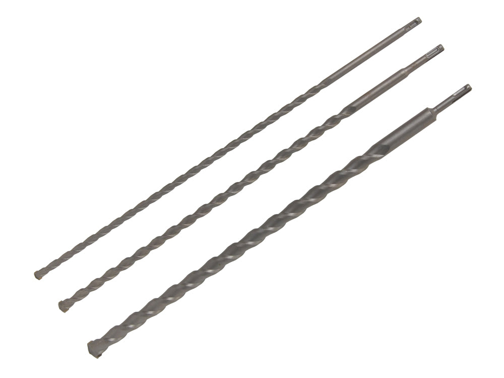 BlueSpot 3 PCE 600mm SDS Plus Drill Bit Set (12, 16, 24mm) 20008