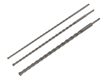 BlueSpot 3 PCE 600mm SDS Plus Drill Bit Set (12, 16, 24mm) 20008