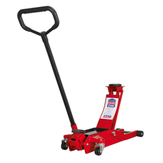 Sealey 2tonne Low Entry European Style Trolley Jack 2000ESLE