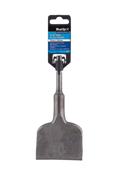 BlueSpot 75mm x 165mm Flat SDS Plus Chisel 20013