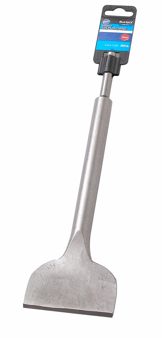 BlueSpot 80mm SDS Plus Cranked Chisel 20016