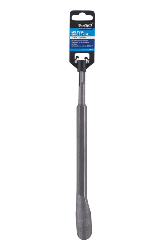 BlueSpot 14mm x 250mm SDS Plus Gouge Chisel 20017