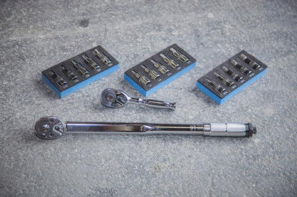 BlueSpot 5 PCE 1/2" Spline Bit Set (M10-M18) (EVA FOAM) 01509